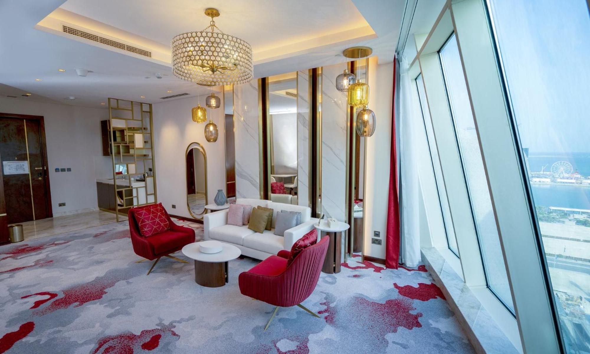 Velero Hotel Doha Lusail Exterior foto A suite at the hotel